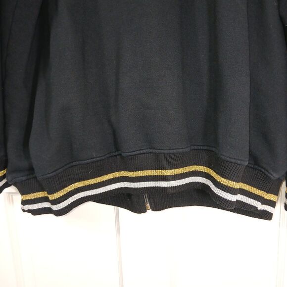 Vintage Y2K Southpole Track Jacket Mens XL Black Gold Zip Up Hip Hop StreetWear - Picture 12 of 16